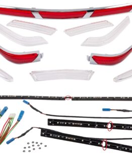 Show Chrome Plug 'N' Play Lighted Chrome Trunk Molding Inserts