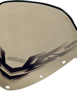 Powermadd Cobra Mid Windshield Clear Black For Polaris IQ RMK