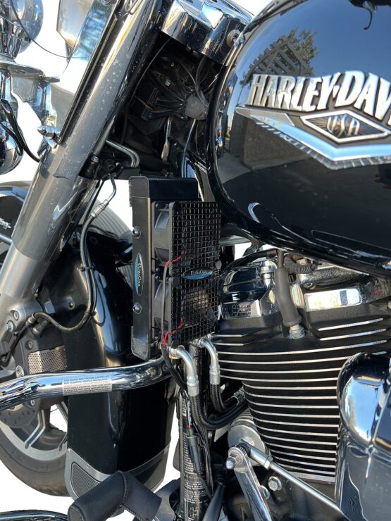 UltraCool Side Mount Oil Cooler Kit Naked Black For Harley Touring M8 - Image 6