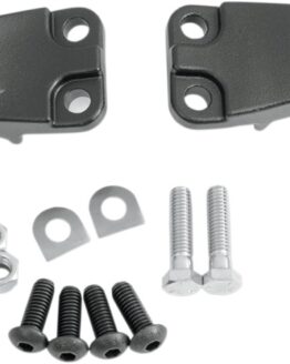 Drag Specialties Passenger Peg Mount Kit Black For Harley FXD