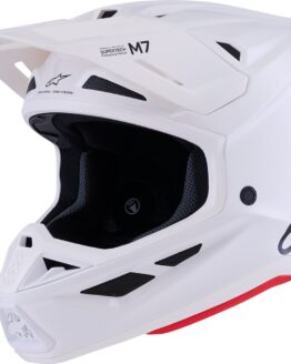 Alpinestars SM7 MX Helmet Solid Gloss White XL