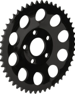 Carbon Steel 49T Drive Sprocket Gloss Black Offset 0.46"