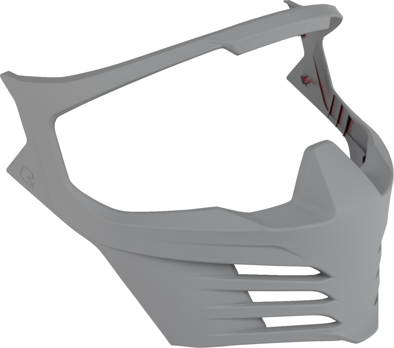 ICON Elsinore Helmet Face Mask Gray Matte One Size - Image 3