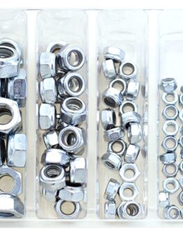 Bolt Nylock Nut Assortment Pack M4-M10 Silver