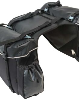 Giant Loop Siskiyou Panniers 70L Black Motorcycle Saddlebag Set