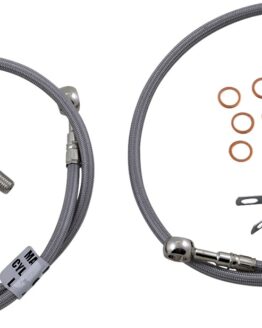 Stainless Steel Front Brake Line Kit - 2 Lines