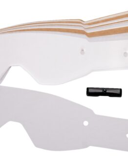 Scott Works Tear-Offs 20-Pack Clear For Hustle/Tyrant Goggles