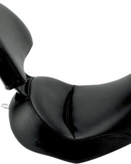Saddlemen Heels Down Solo Seat Black For Harley FLSTN FLSTC