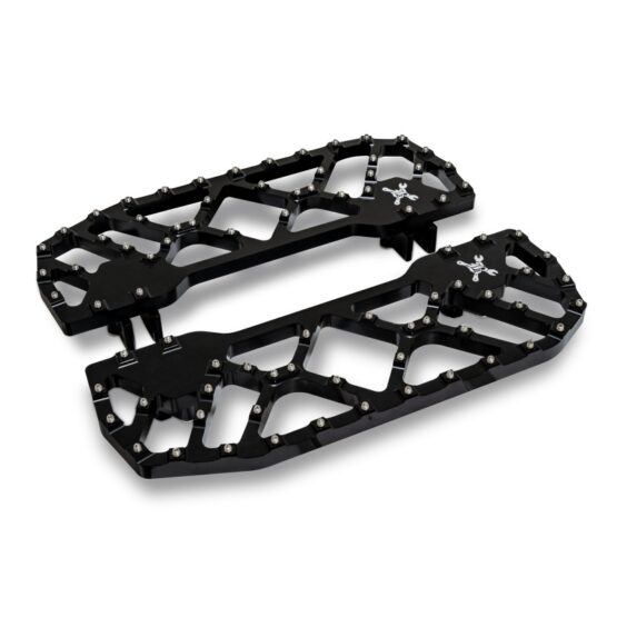 Burly Brand MX-Evolution Floorboards Black For Harley-Davidson Models - Image 9