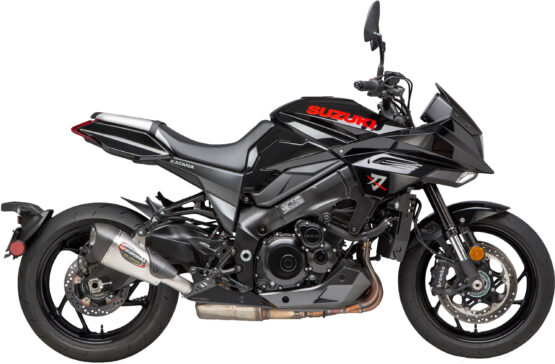 Alpha T Slip-On Exhaust SS/Carbon Cap Works Finish Fits GS1000S Katana - Image 3