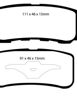 Yellowstuff Rear Brake Pads