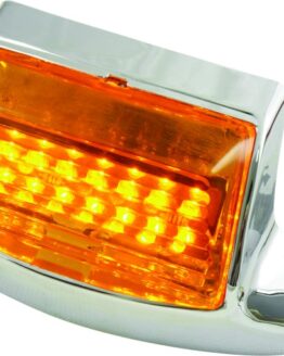 Biker's Choice Fender Tip Lights Chrome-Plated ABS Plastic