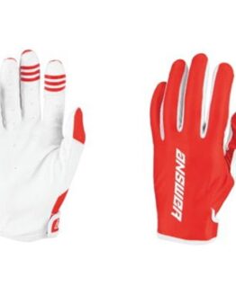 Answer Ascent Glove Red/White Youth - Large