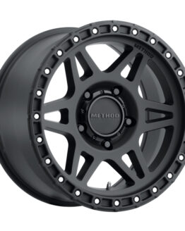 MR312 17x8.5 0mm Offset 5x5 71.5mm CB Matte Black Wheel
