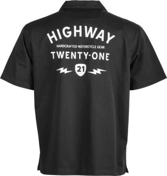 Highway 21 Halliwell Work Shirt Black Small Men's - Image 2