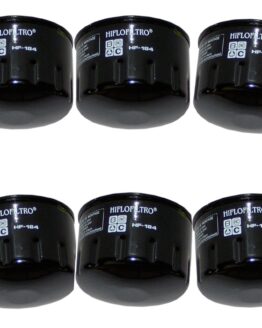 HF184 Oil Filter - Black - 6 Pack