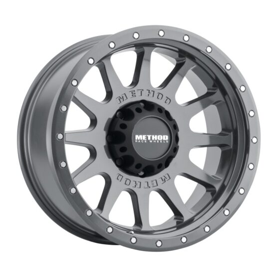 MR605 NV 20x10 -24mm Offset 8x170 124.9mm CB Gloss Titanium Wheel - Image 2