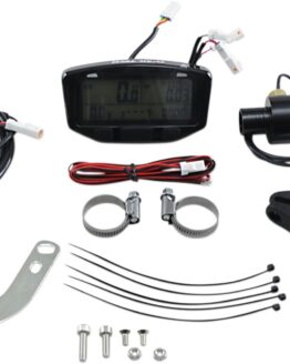 Trail Tech Striker Digital Gauge Kit Speed/Volt/Temp Black