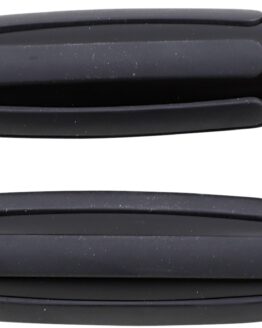 Drag Specialties Rail Grips Flat Black 1in Handlebars Harley-Davidson
