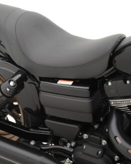 Predator Smooth Leather 2-Up Seat Black Low 3/4"