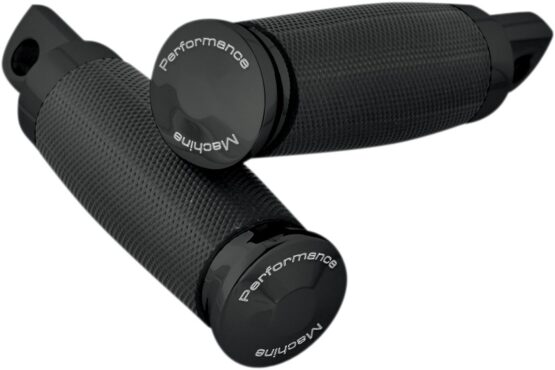 Performance Machine Contour Footpegs Black Anodized