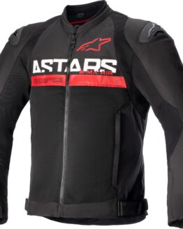 Alpinestars SMX Air Jacket Black/Bright Red Men's 4XL