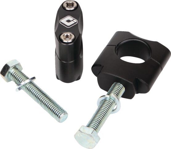 ODI MX 7/8 in Bar Mounts Black Pair for Honda Kawasaki