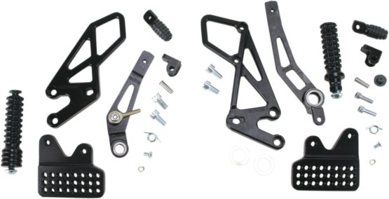 V2 Adjustable Rearset - Black - Image 2