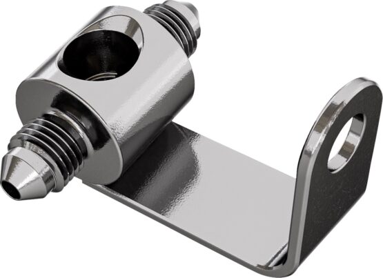 Goodridge Universal Rear Brake Switch Holder with Bracket, Silver