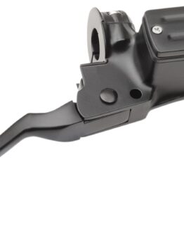 Drag Specialties 11/16in Black Front Brake Master Cylinder For Harley