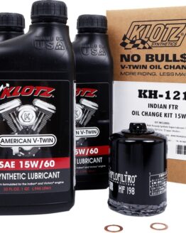 Klotz Synthetic Oil Change Kit for Indian FTR
