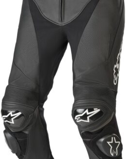 Track v2 Leather Street Motorcycle Pants Black/White US 46