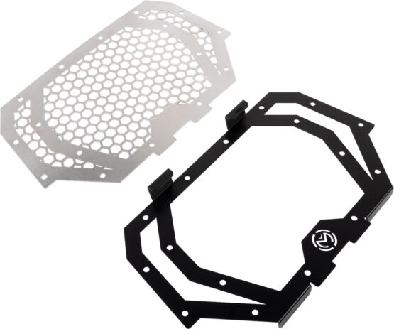 Moose Offroad Front Grille Black For Polaris RZR Models - Image 2