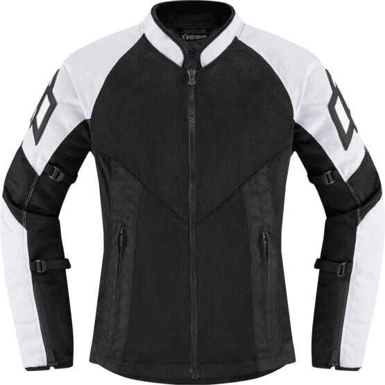 ICON Women's Mesh AF Jacket Black/White Size S