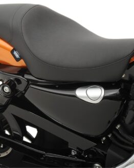 Predator Plain Leather 2-Up Seat Black Foam