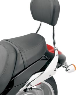 Tall Round 17" Sissy Bar Chrome