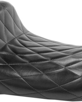 "Sprocket" Diamond Vinyl Solo Seat - Black