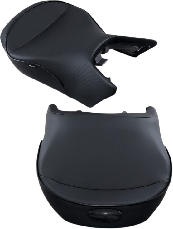 Sargent World Sport 2-Up Seat CarbonFX Black Fits Yamaha FJR1300 - Image 4