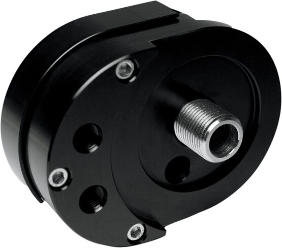 Offset Oil Filter Adaptor w/ 1/8" NPT Ports For Remote Oil Coolers