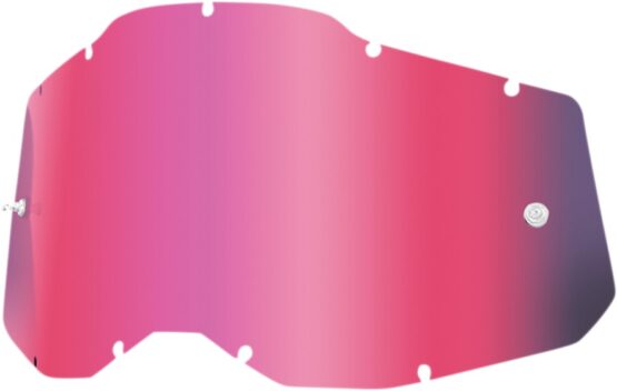 100% Accuri 2/Strata 2 Junior Goggle Lens Pink Mirror Youth