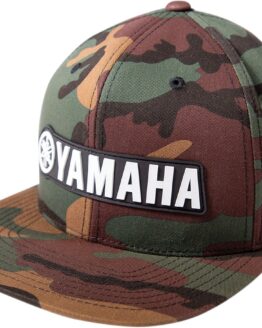 Men's Yamaha Bold Snapback Hat Camo One Size