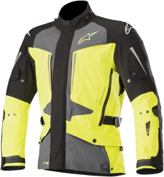 Yaguara Drystar Motorcycle Jacket Black/Gray/Yellow US X-Large