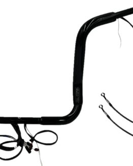 Fat Baggers EZ Install 14in Black Handlebar Kit For Harley FLHTK FLHTCU FLHX