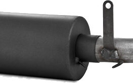 MBRP Sport Slip-On Exhaust Muffler Black Fits 04-07 Yamaha 660 Rhino