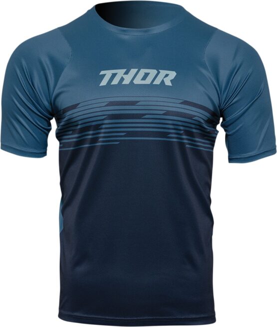 Thor Assist Shiver Short-Sleeve Jersey Men's S Teal Blue