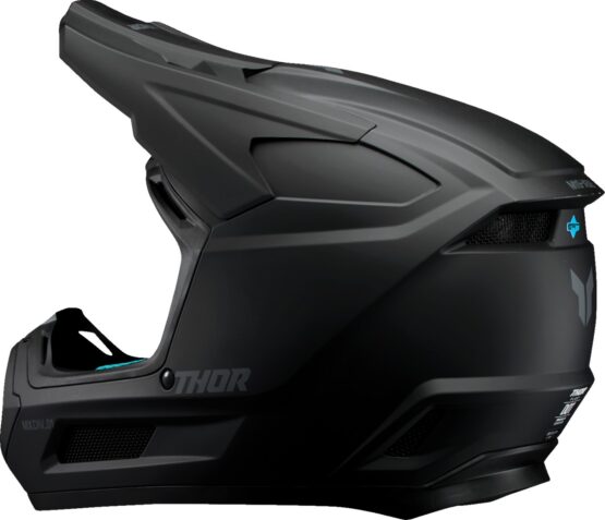 Thor Youth Fleet Blackout Helmet Matte Black Medium - Image 4