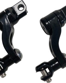 Drag Specialties Adjustable Passenger Peg Mount Black