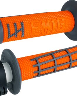 ODI Emig 2.0 Lock-On Grips Orange/Graphite 7/8" Bars