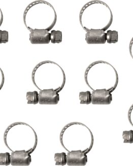 Helix Stainless Steel Worm Drive Hose Clamps 32-58mm 10 Pack