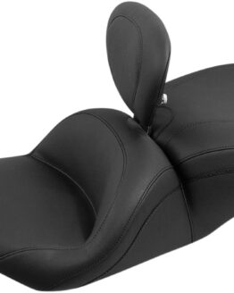 Lowdown Plain Vinyl 2-Up Seat w/Backrest